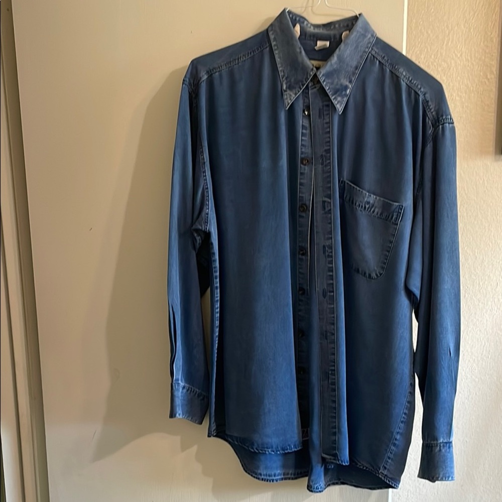 Men's Blue Denim Shirt